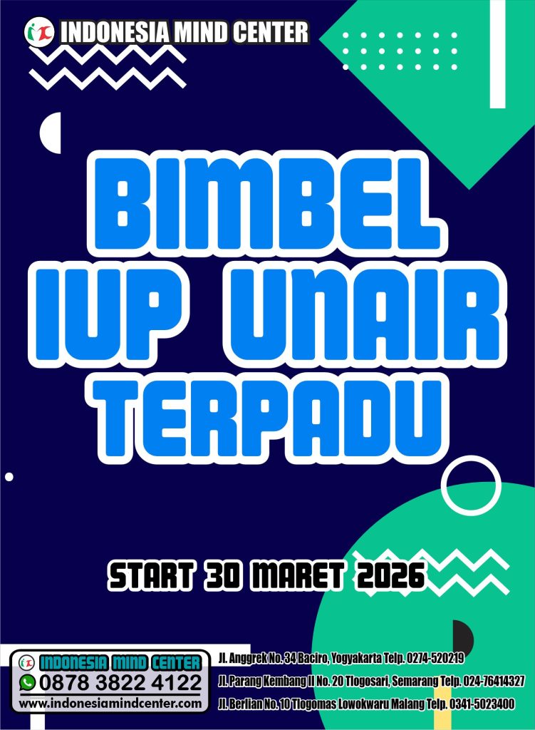 BIMBEL IUP UNAIR TERPADU START 30 MARET 2026