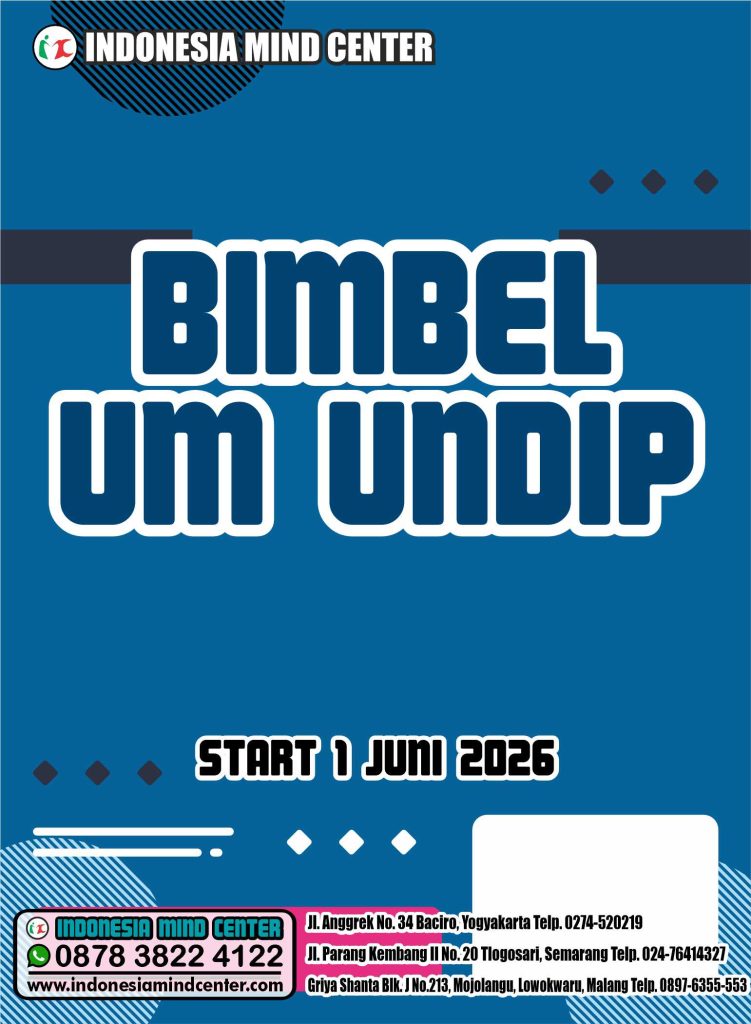 BIMBEL UM UNDIP START 1 JUNI 2026