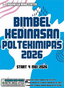 BIMBEL KEDINASAN POLTEKIMIPAS 2026 START 4 MEI 2026